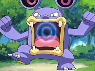 Loudred yelling.