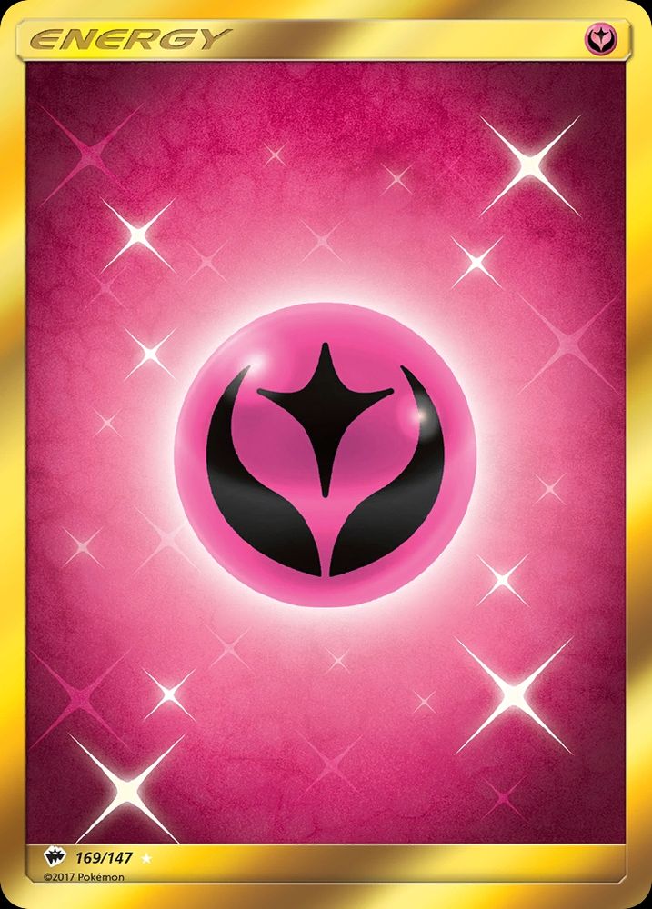 A Pokémon TCG card of the Fairy energy.