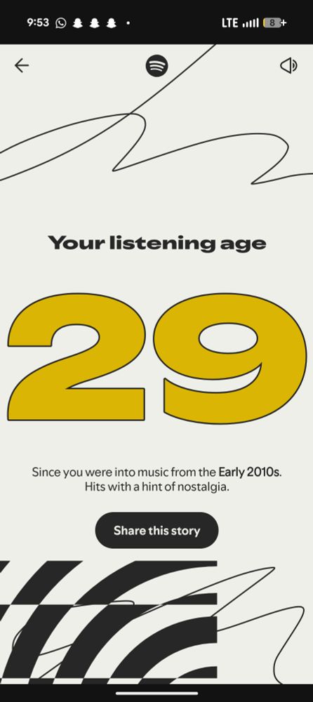 Spotify listening age 29