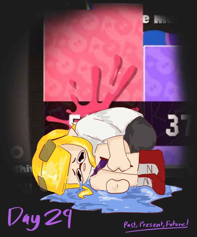 Emmie sobbing on the floor