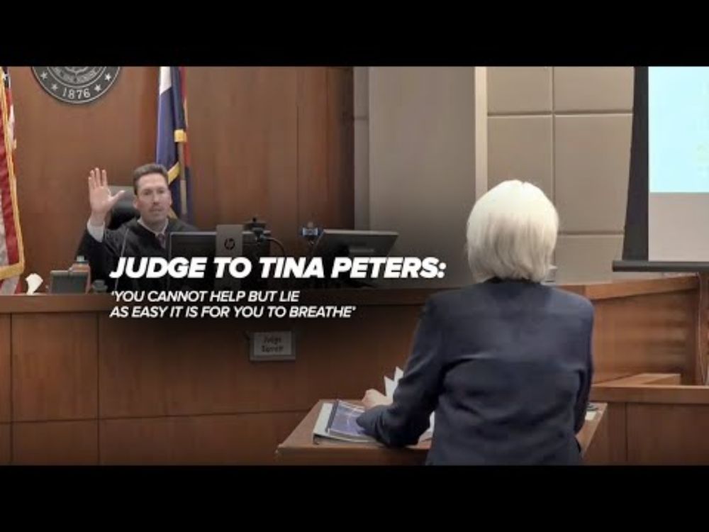 'You're a charlatan': Judge sentences defiant Tina Peters to 9 years | Full video