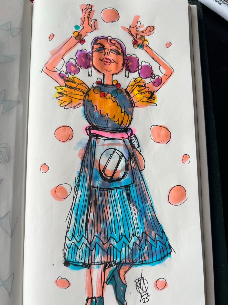 I made her based on bubble gum. Honestly I’m not sure what here deal is. 