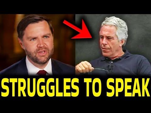 JD STRUGGLES TO SPEAK When Confronted On Epstein
