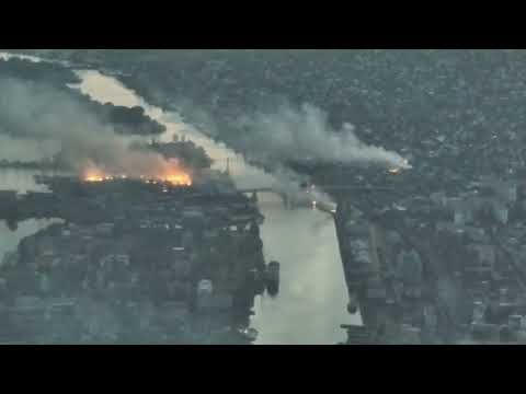Russians Target Ostrivsky Bridge in Kherson Multiple Times: Air Strikes and Artillery