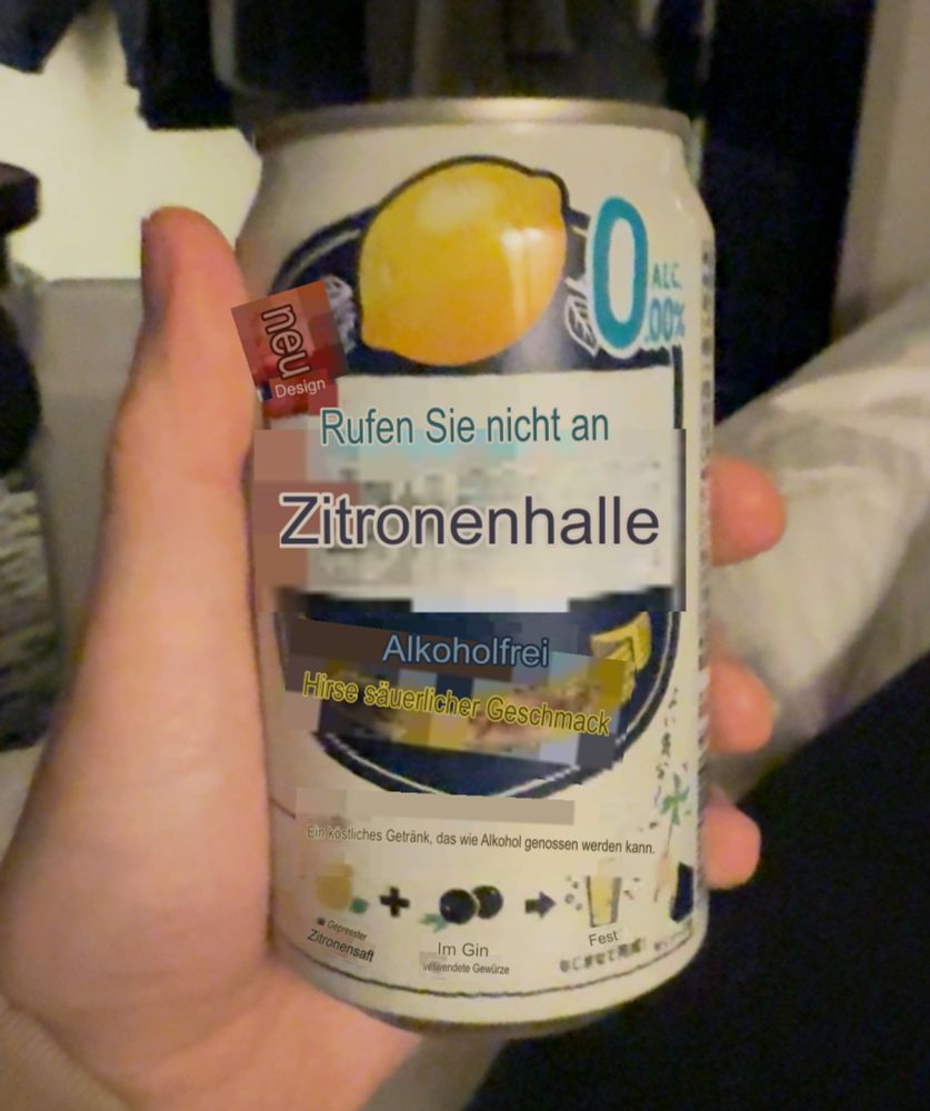 Ein Screenshot einer Google Live Übersetzung einer Japanischen Getränkedose