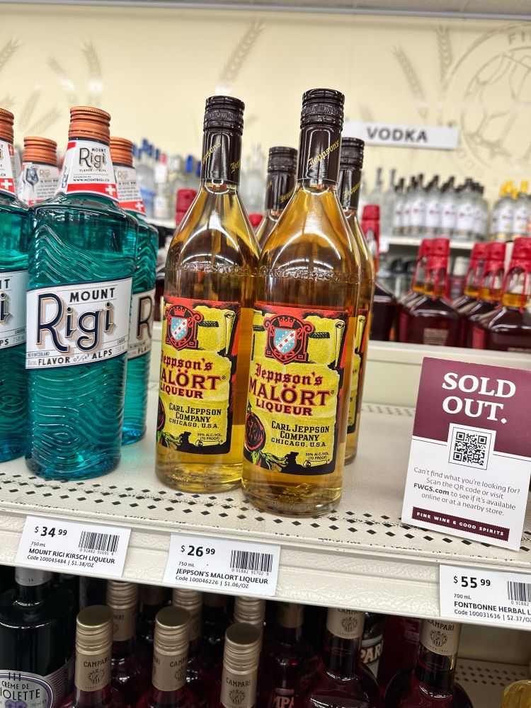 Jeppson’s Malört for sale now in PA