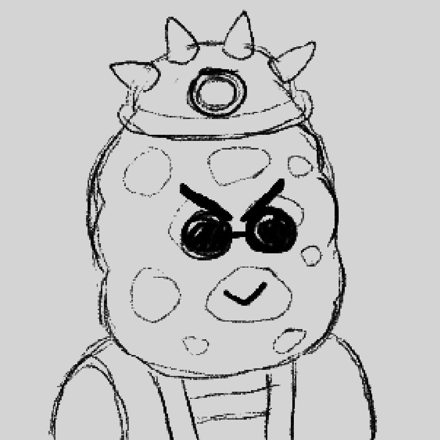 A curious non-human character for the game BEKI, Do You Copy. 