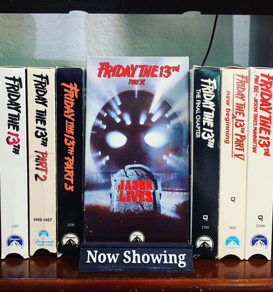 JASON LIVES, latest addition to my FRIDAY THE 13TH VHS collection, nearly a month after I ordered it.