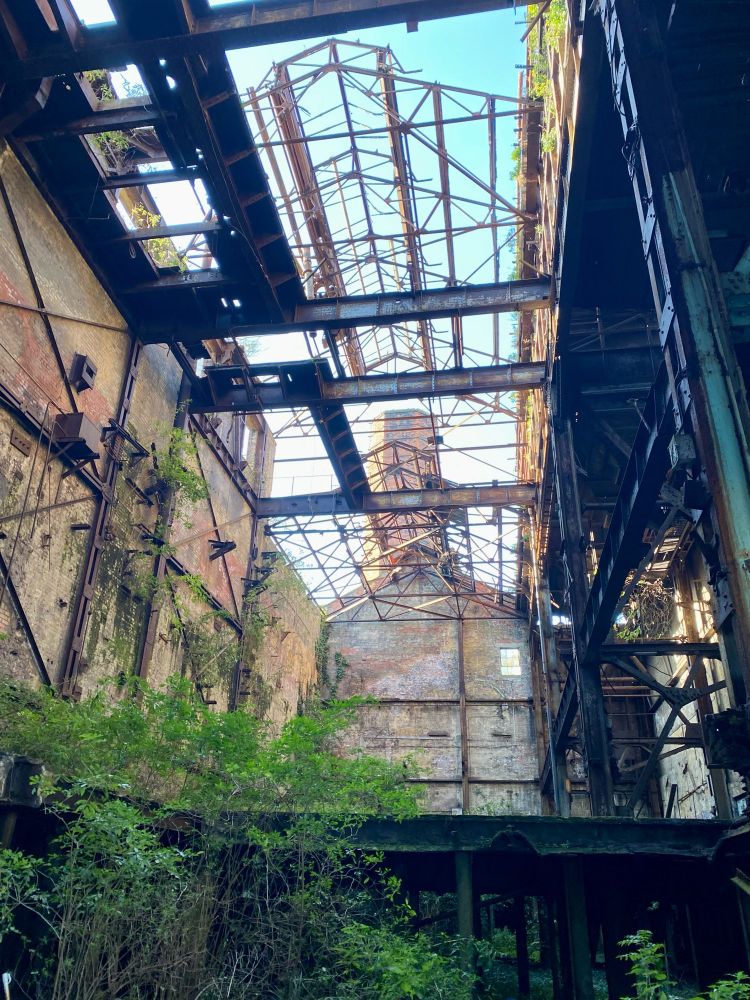 Inside Pigeon House - a derelict power station in Dublin