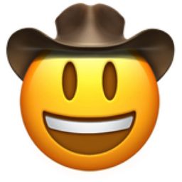 Cowboy emoji used in the OP’s post 