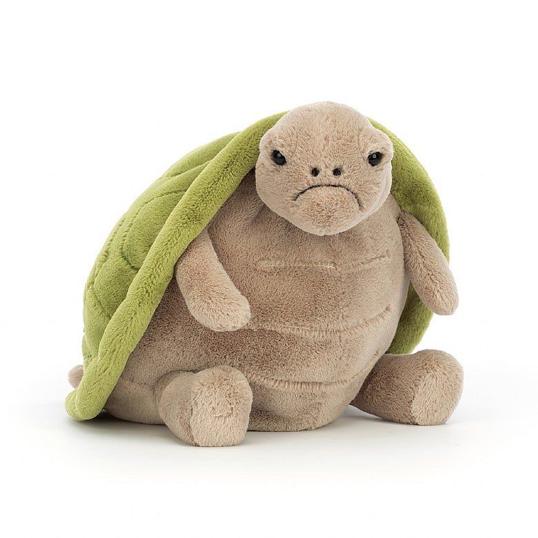 a plushie of an angry looking turtle