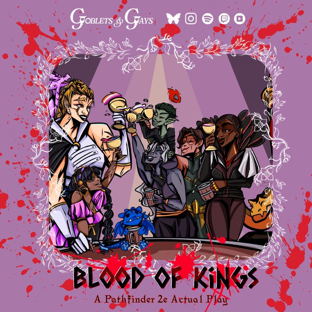 The podcast cover for Blood of Kings