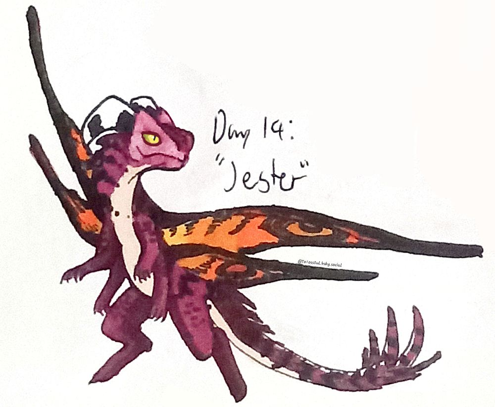 The Bumpy-Snouted Fae (or Imps, called by the locals) are mischievous fae-drakes, and close relatives to the good-natured Glowtail Fae-Drake. They have a distinguished snout that feels bumpy and rough in texture, thus giving their name. These small, impish drakes are highly sociable and often found in small groups led by a greater imp of the same species in the wild, preferably near human settlements with ample darkness.

When stressed, these fae will actively seek any form of what they call "entertainment"; be it a light-hearted prank, a toy from their neglectful master, or perhaps... something far more sinister in mind. When left unchecked, it'll gradually become a hazard for settlements and must be slain before it can wreak anymore havoc.