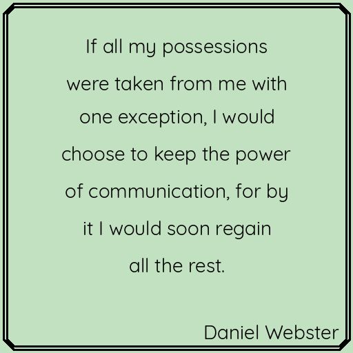 A quote of the day from Daniel Webster