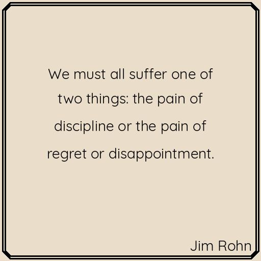 A quote of the day from Jim Rohn