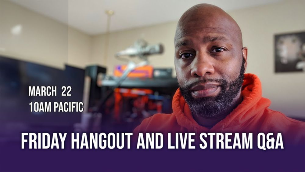 Friday HANGOUT & Livestream Q&A For Creator Community