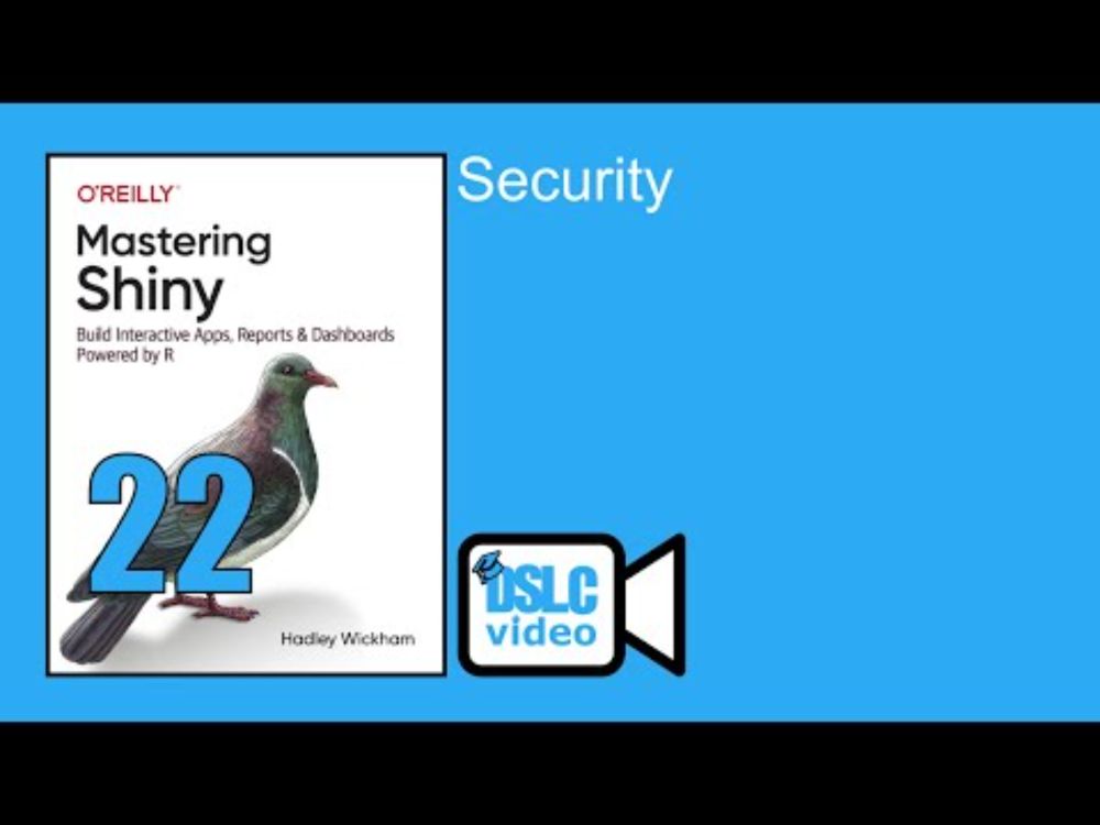 Mastering Shiny: Security (mshiny06 22)