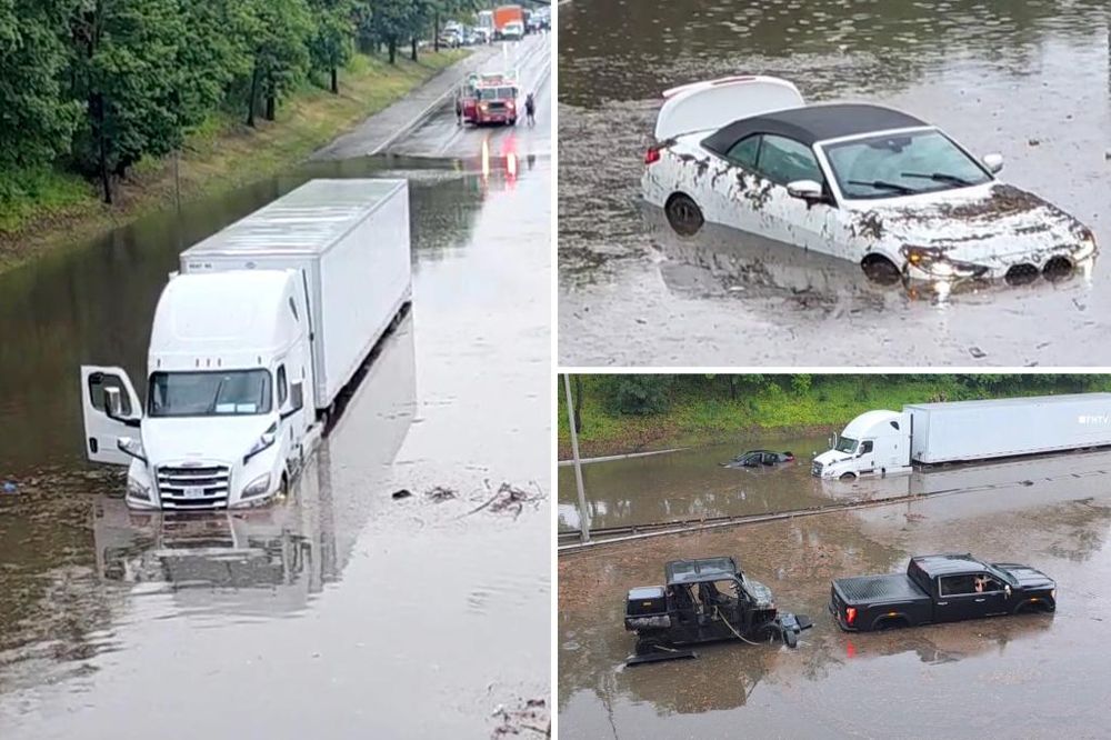 NYC flooding traps semi-truck, submerges multiple vehicles on Queens highway as Gov. Hochul declares state of emergency - United States