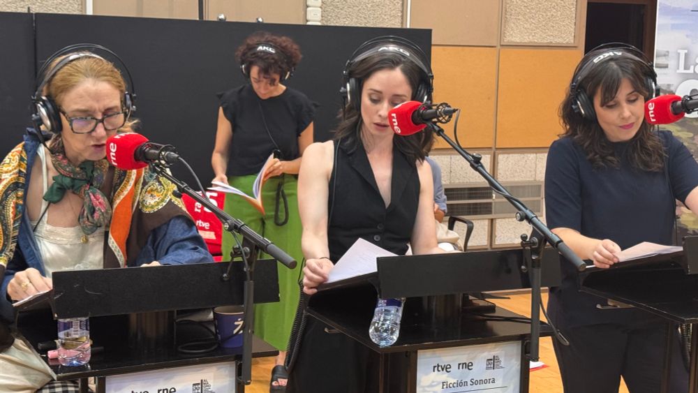 Mona Martínez, Elena Rivera, Irene Rivas y Amaya Prieto en el ensayo de La Celestina