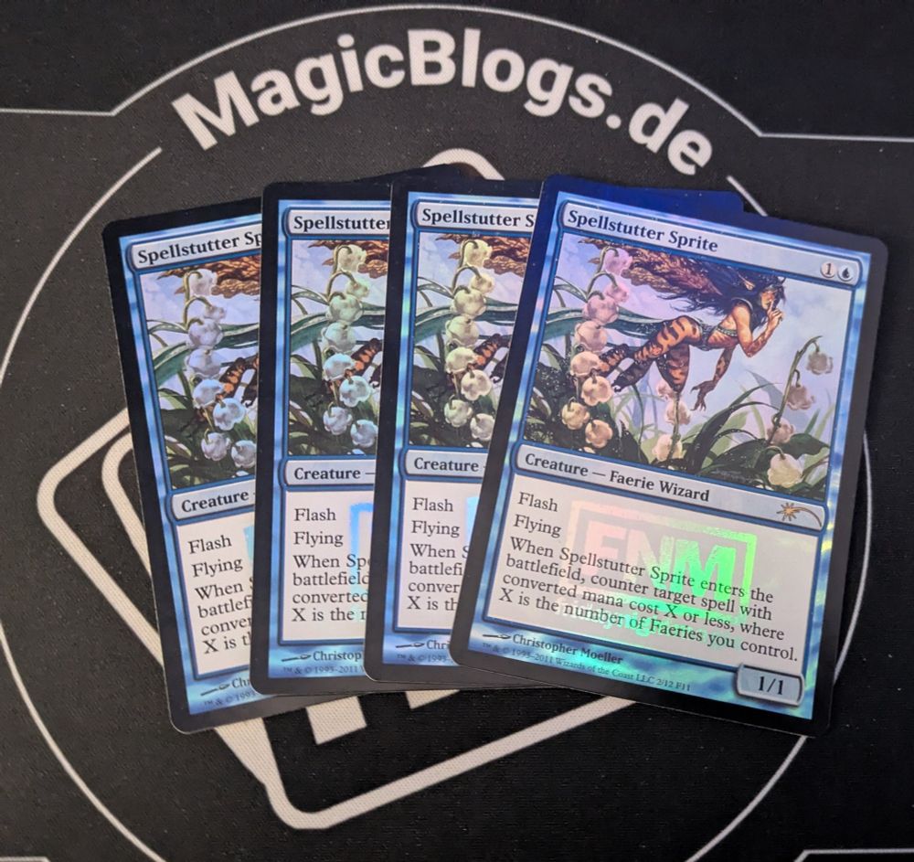 4 FNM Promo Spellstutter Sprite Magic Karten
