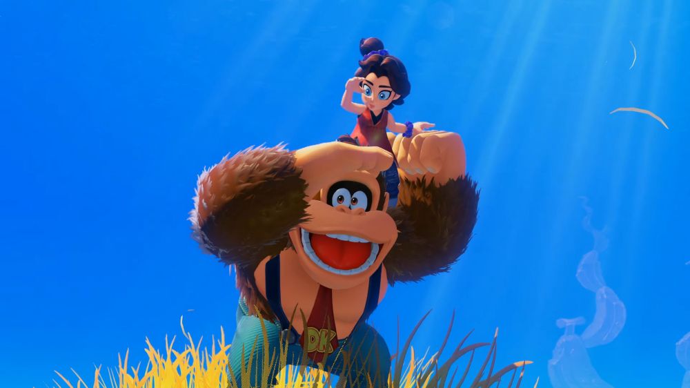 Donkey Kong and Pauline from DK Bananza