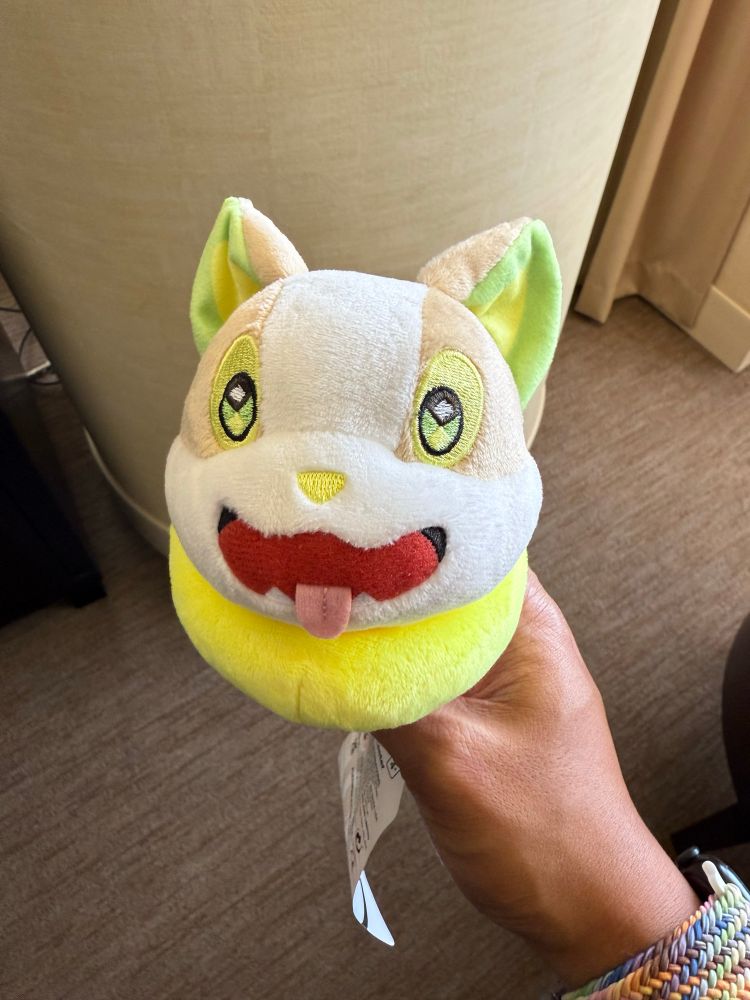 Small Yamper Pokemon plushie. 