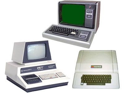 The 1977 home computer trinity: Tandy TRS-80, Commodore PET and Apple II