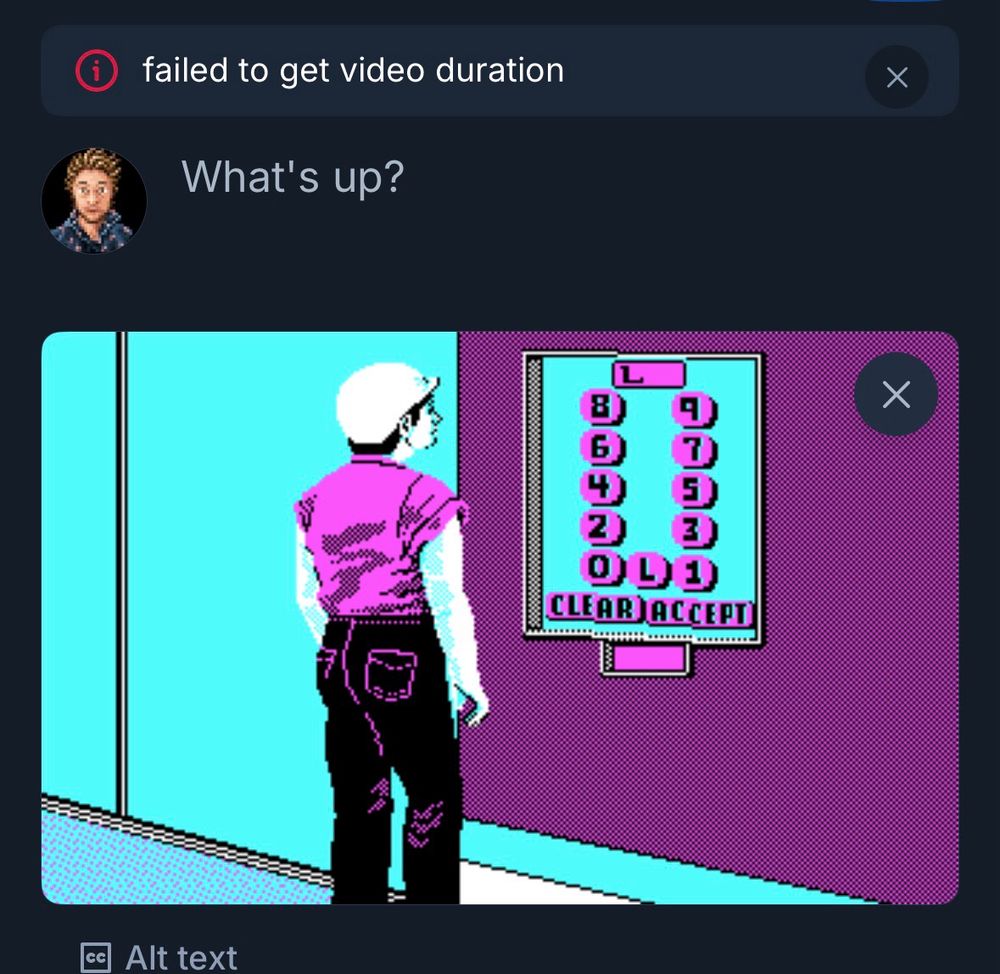 “failed to get video duration” error