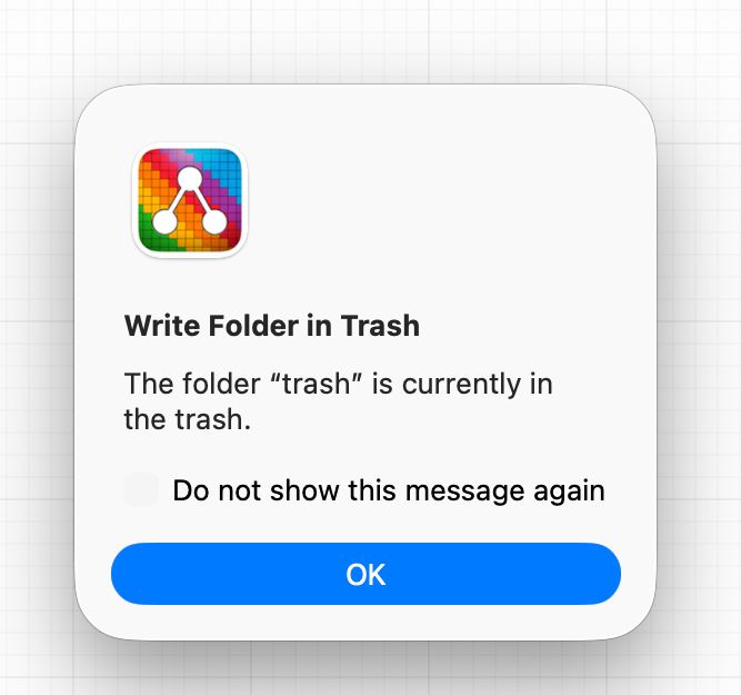 macOS Tahoe dialog box with a checkbox that is practically invisible 