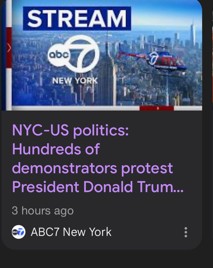 NYC – US politics hundreds of demonstrators protest