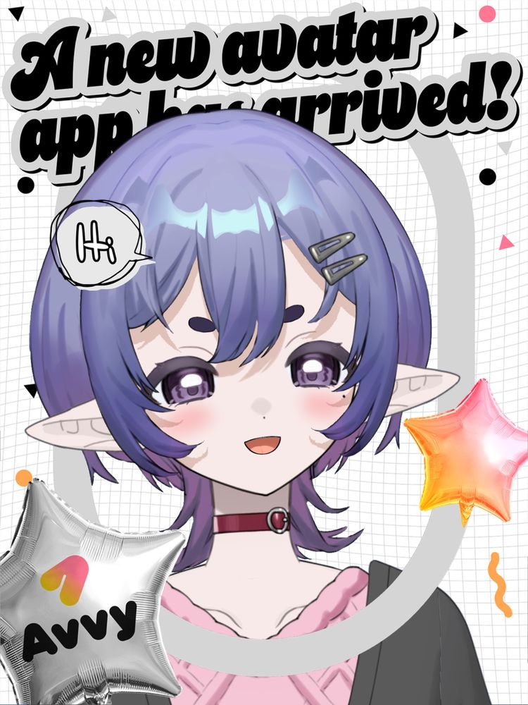 Avvy vtuber model of Paper chan