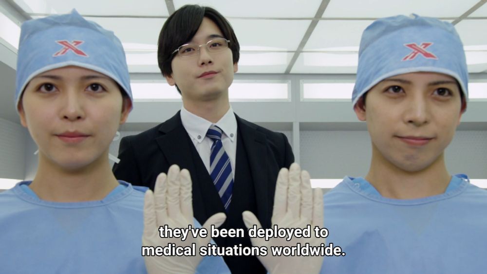 The bad guy in Gozyuger Ep. 27 saying that they've created robots powered by LLMs that were fed data about doctors, which they've deployed nationwide.

It's funny that the one positive example of AI in this episode is something that currently doesn't exist.