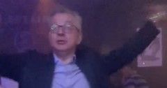 Ex-Tory Government minister Michael Gove cutting some moves on an Aberdeen dancefloor, a few days after his marriage to hard-right wing Daily Mail columnist Sarah Vine collapsed.