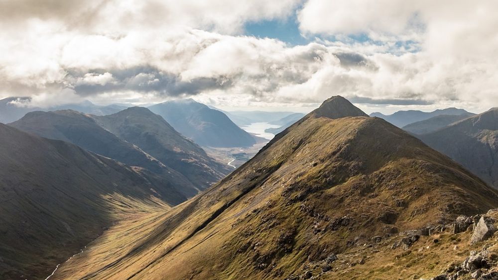A dramatic image of Buachaille Etive Beag in Glencoe, looking towards Loch Etive.