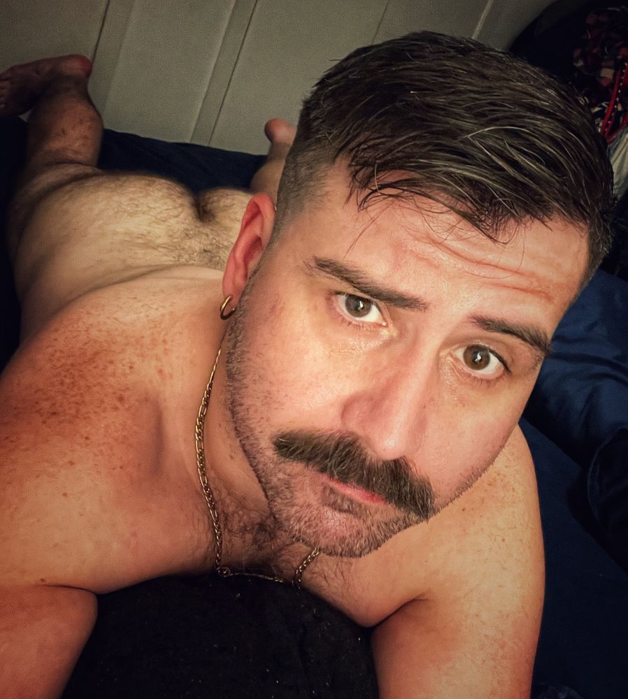 Me laying on my stomach. 