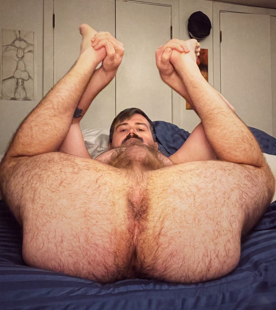 Me pulling my legs back further
