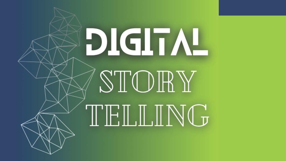 Cover image of the workshop “Digital Storytelling” organised by the Freie Universität Berlin on the 22nd November 2023.
