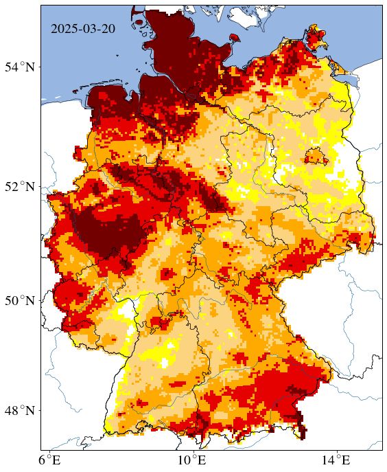 Dürrekarte Deutschland