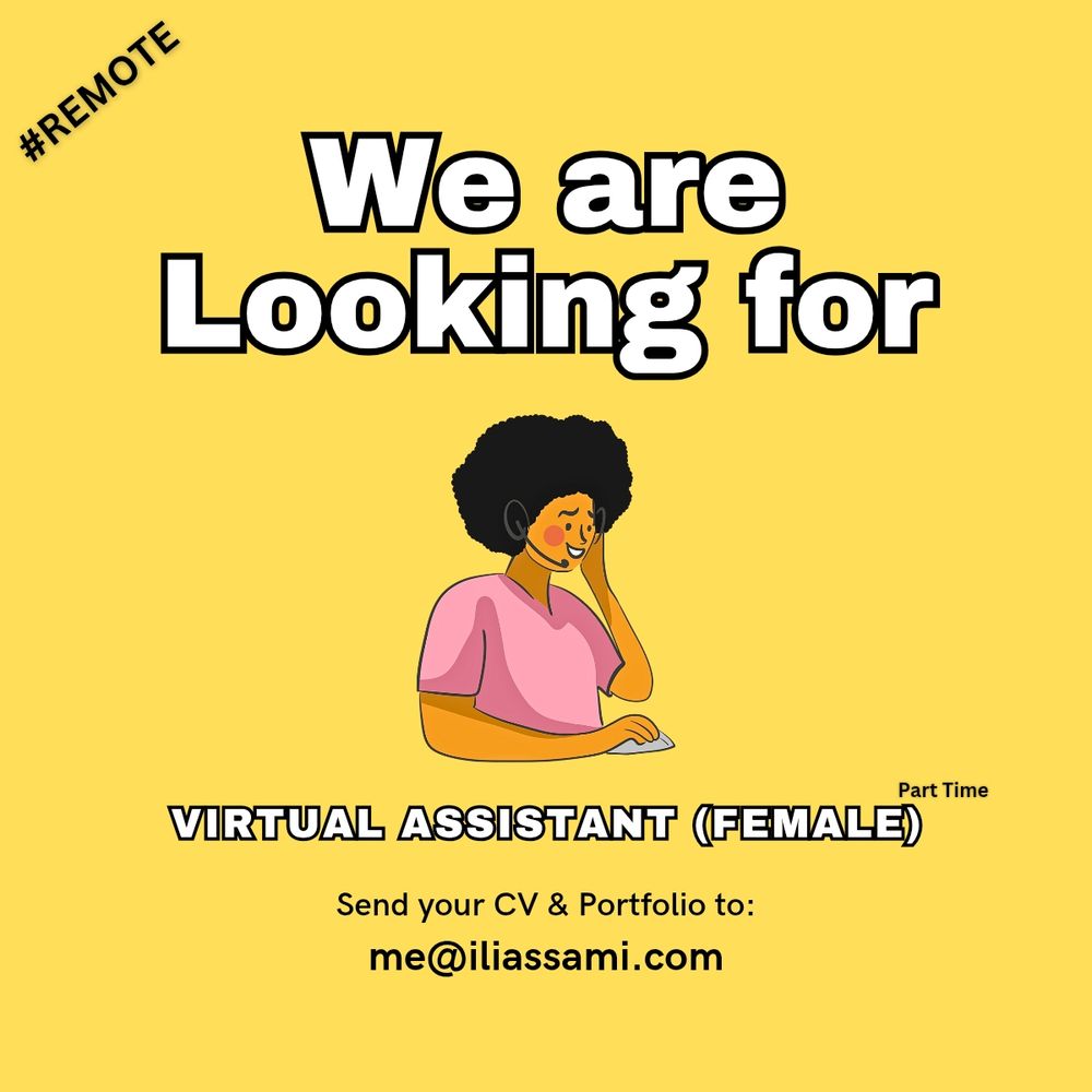 We are looking for a Female Virtual Assistant (VA) candidate for some projects. Primarily for Niche Edits and Basic link building. We will provide free training if needed.

The Role is Completely Remote and Part-Time.

We will pay: $70-$90 based on work loads.

Only females can apply for the position. 

Thanks.

#hiringnow #va #virtualassistant #nicheedit #linkbuilding #socialmediamanager #remotework #remotejobs #SEOJobs #workfromhome #Hiring 