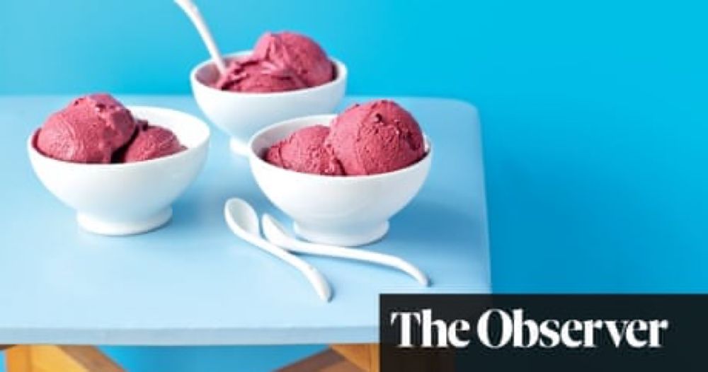 Blackcurrant ice-cream recipe