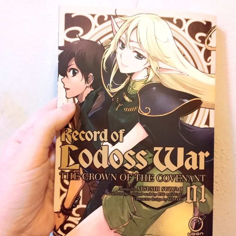 Manga book "Record of Lodoss War: The Crown of the Covenant"