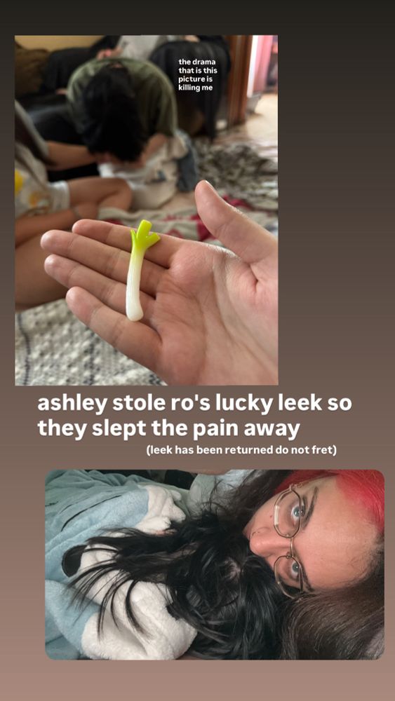 people IN MY HOUSE (i lived there 5 years and this was the first sleepover i ever had)