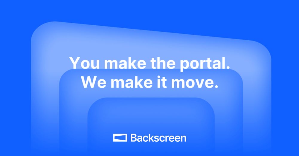 You make the portal. We make it move.