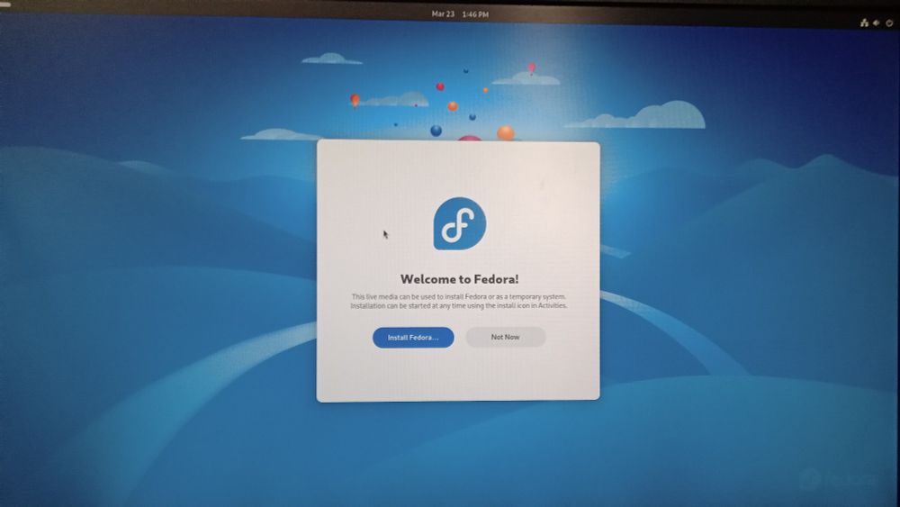 Welcome to Fedora!