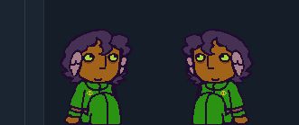 two madden shimeji's sitting and facing eachother. arent they just so cute?