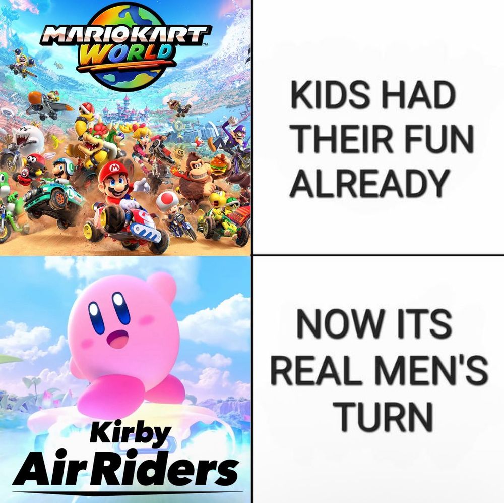 Mario Kart World - Kids Had Their Fun Already Kirby Air Riders - Now It's Real Men's Turn