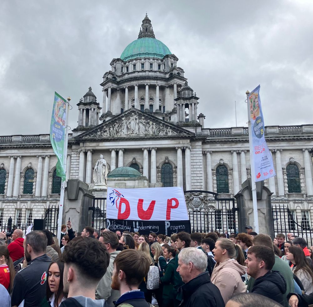 Belfast City Hall celebration 