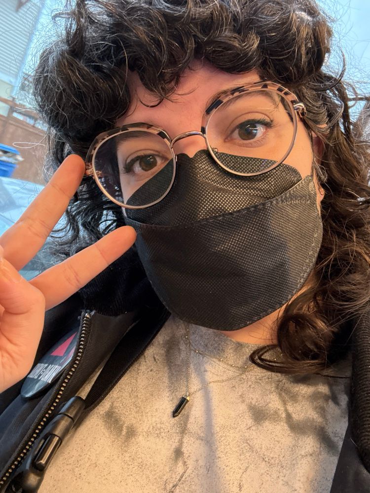 Selfie on the lightrail on the way to ECCC