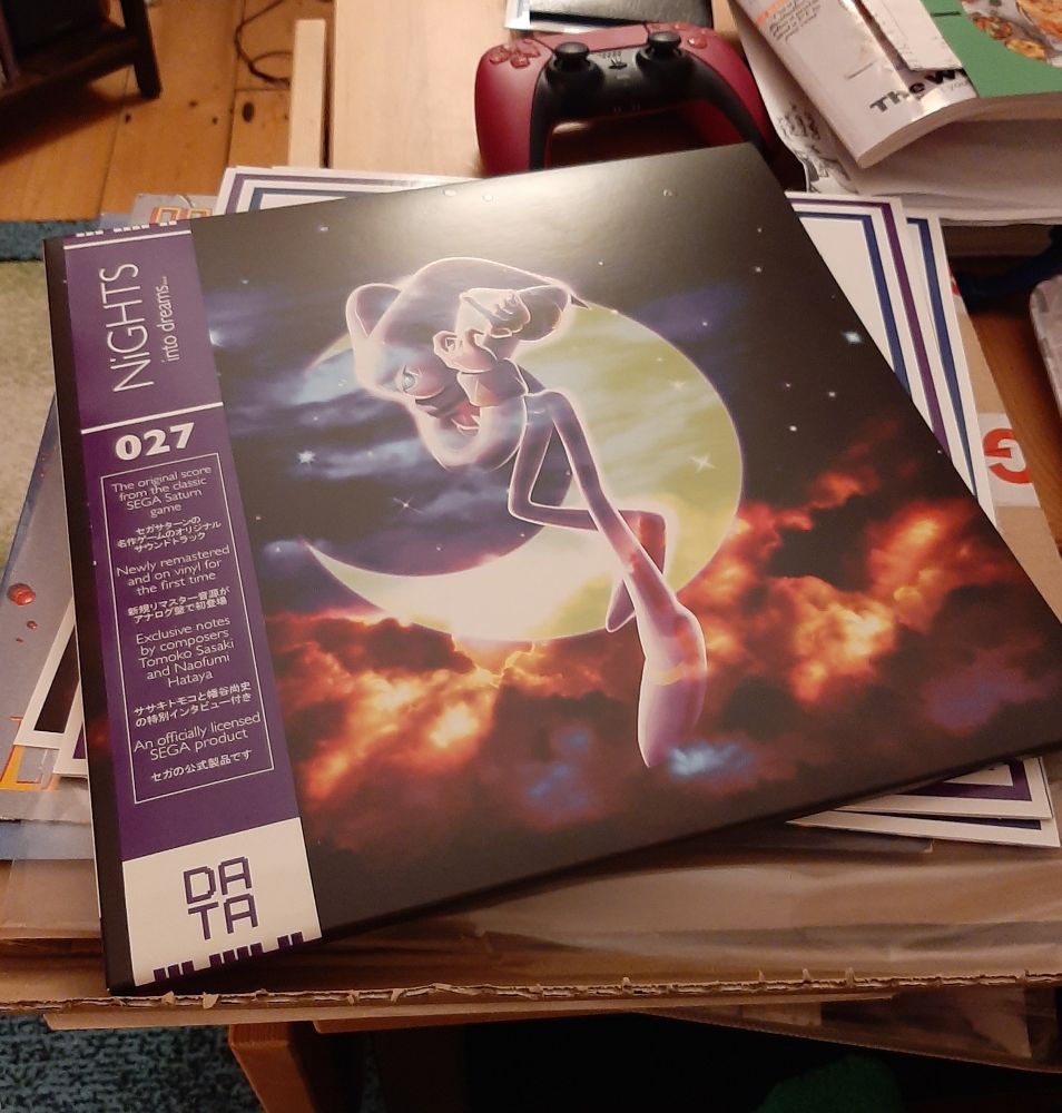 Vinyl record of Sega Saturn game NIGHTS  Into Dreams