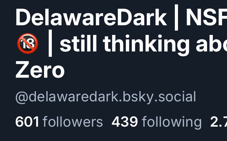 A pic of my follower count, now at 601